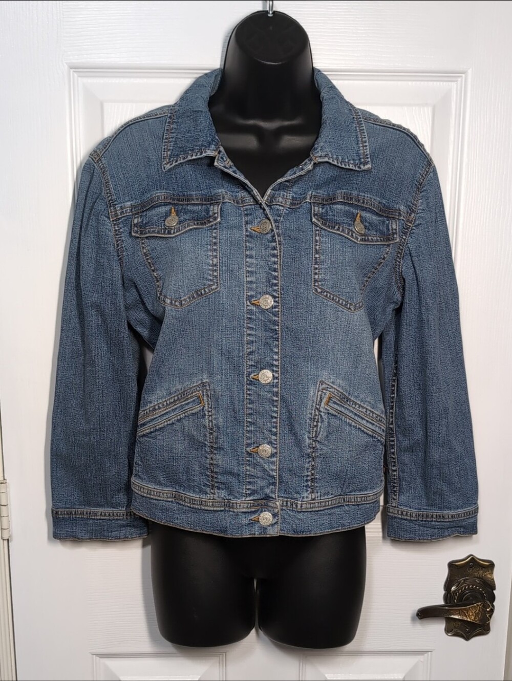 Vintage Polo Jeans Ralph Lauren Jean Jacket Women's Medium 90's